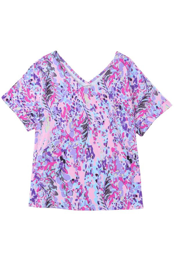 Print Floral T Shirt